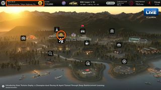 Gran Turismo 7 Menu Book world map objective screen