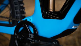 Close up view of the Transition Relay e-MTB