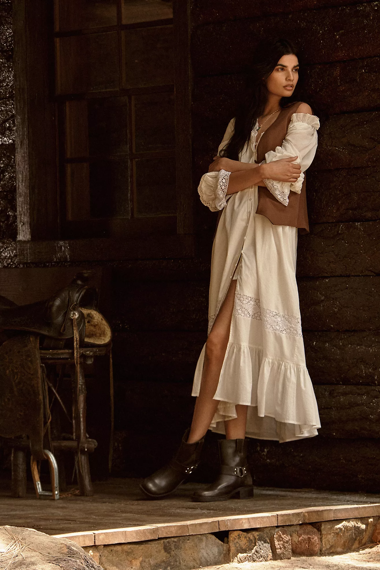 By Anthropologie Short Biker Boots
