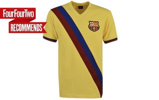 best football gifts, Barcelona away shirt