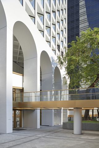 The soaring arches of The Murray hotel in Hong Kong by Foster + Partners