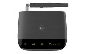 ZTE's WF721 AT&T Wireless Home Phone, billed as a low-cost alternative to traditional home phone service that works on the AT&T wireless network. 