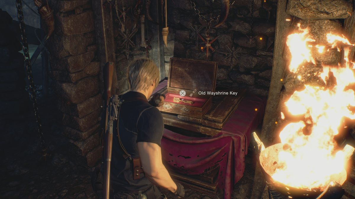 Resident Evil 4 Remake Old Wayshrine Key