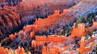 Bryce National Park at sunset, Utah. Navaho Loop Trail