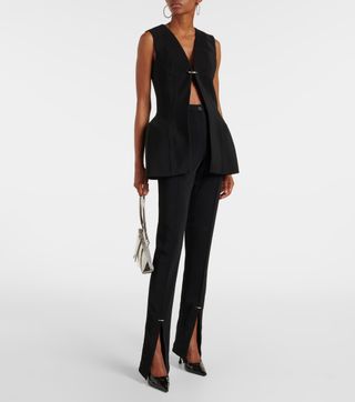 Mugler, Crêpe corset vest