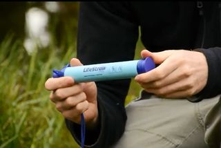 Lifestraw, a handheld water purifier.