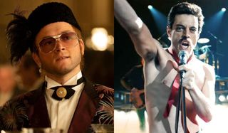 Rocketman's Elton John and Bohemian Rhapsody's Freddie Mercury
