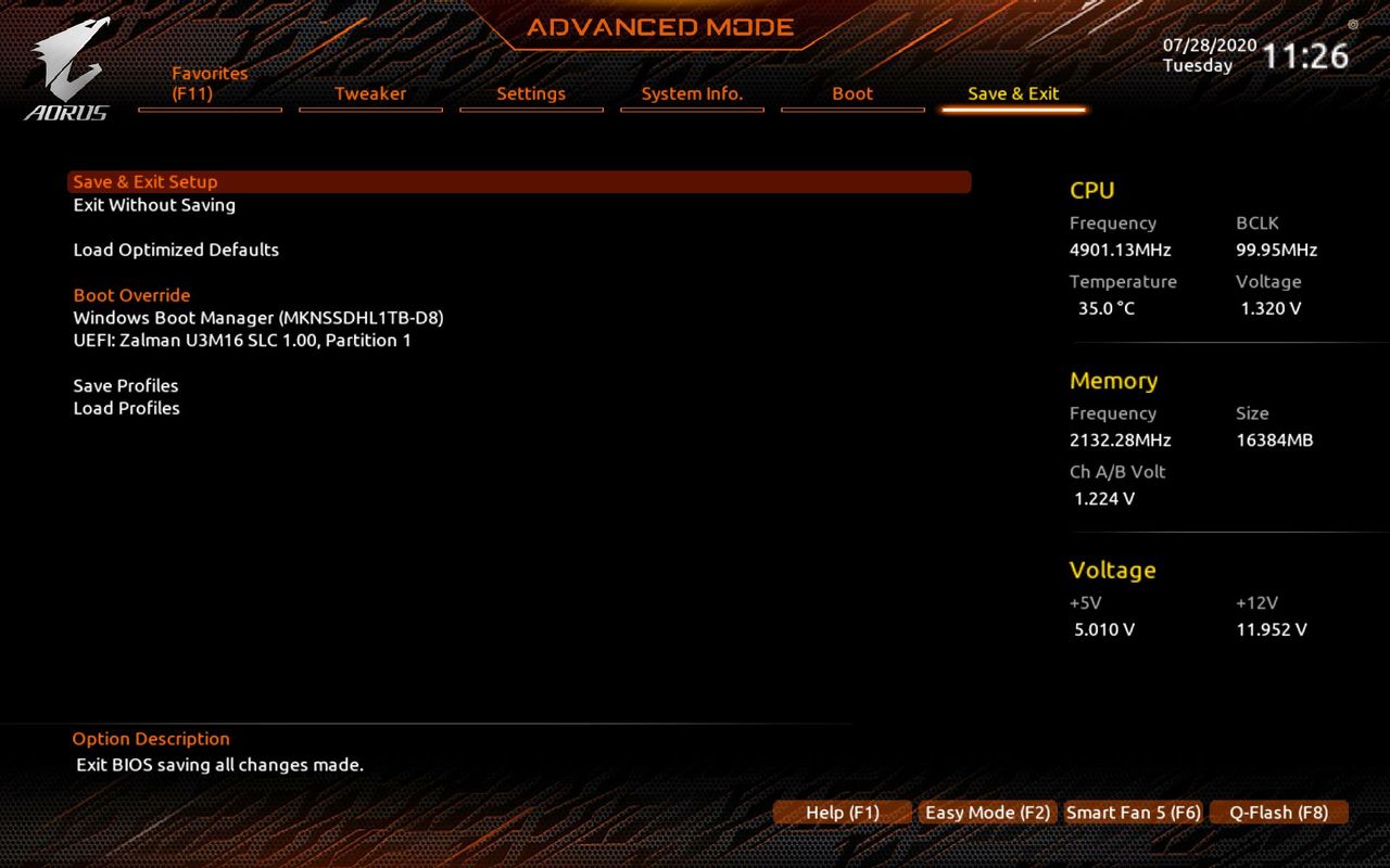 Gigabyte Z490I Aorus Ultra