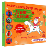 6. The Purple Cow Arts and Crafts Advent Calendar - View at Amazon