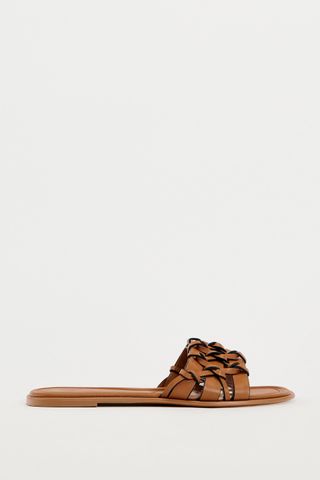 Low Heel Knotted Sandals