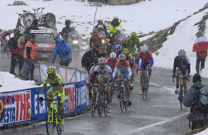 Rafal Majka (Team Saxo - Tinkoff) and Vincenzo Nibali (Astana)
