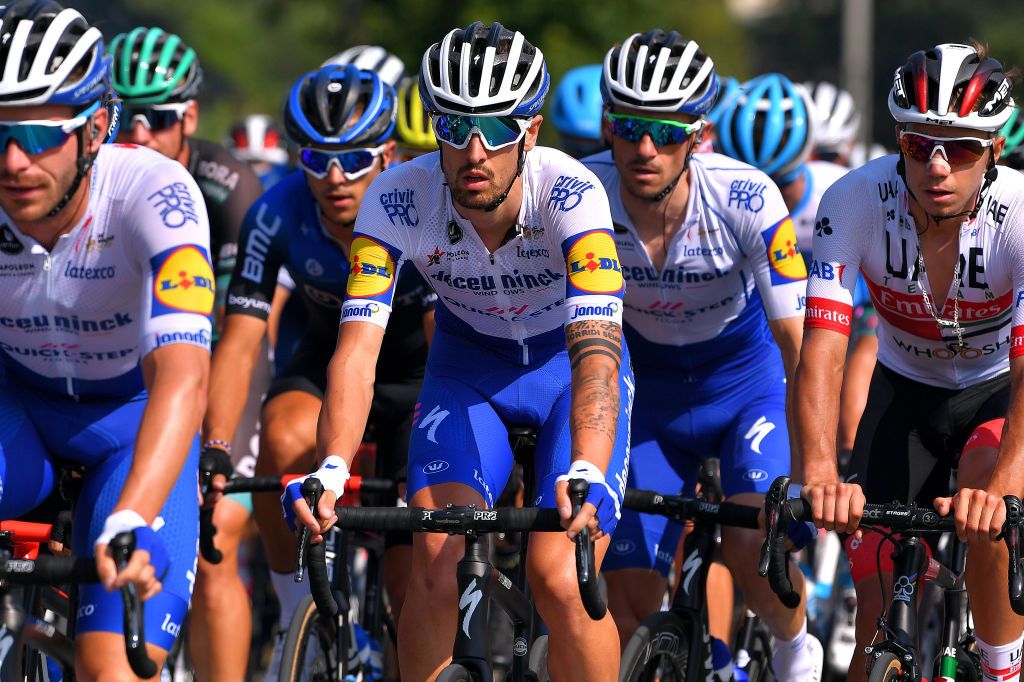 Deceuninck-QuickStep&#039;s Mattia Cattaneo on stage 4 of the 2020 Tour de Pologne