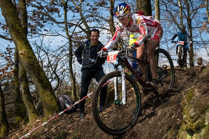 Lisi Osl on a downhill