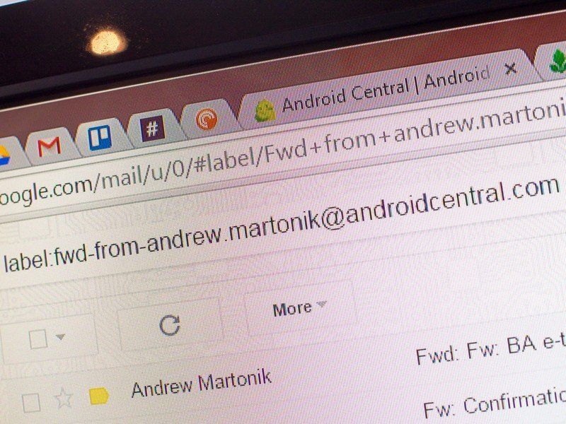 How To Forward Email To Your Main Gmail Account So Google Now Sees It Android Central