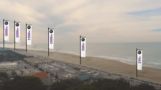 A shot of Morse Micro's 3 kilometer HaLow Wi-Fi implementation tested along a San Francisco beach.