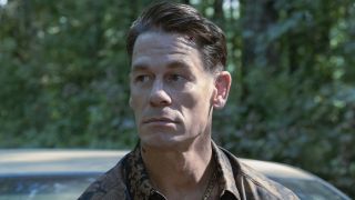 Close-up of Chris' face in Peacemaker Season 2 Episode 4