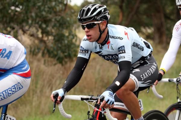 Saxo Bank - SunGard's Richie Porte lasted 102 kilometres before having to abandon