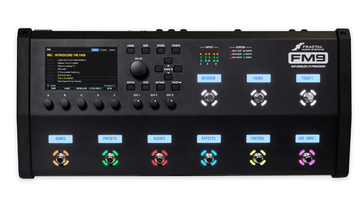 Fractal Audio&#039;s new FM9 amp modeler and multi-effects unit