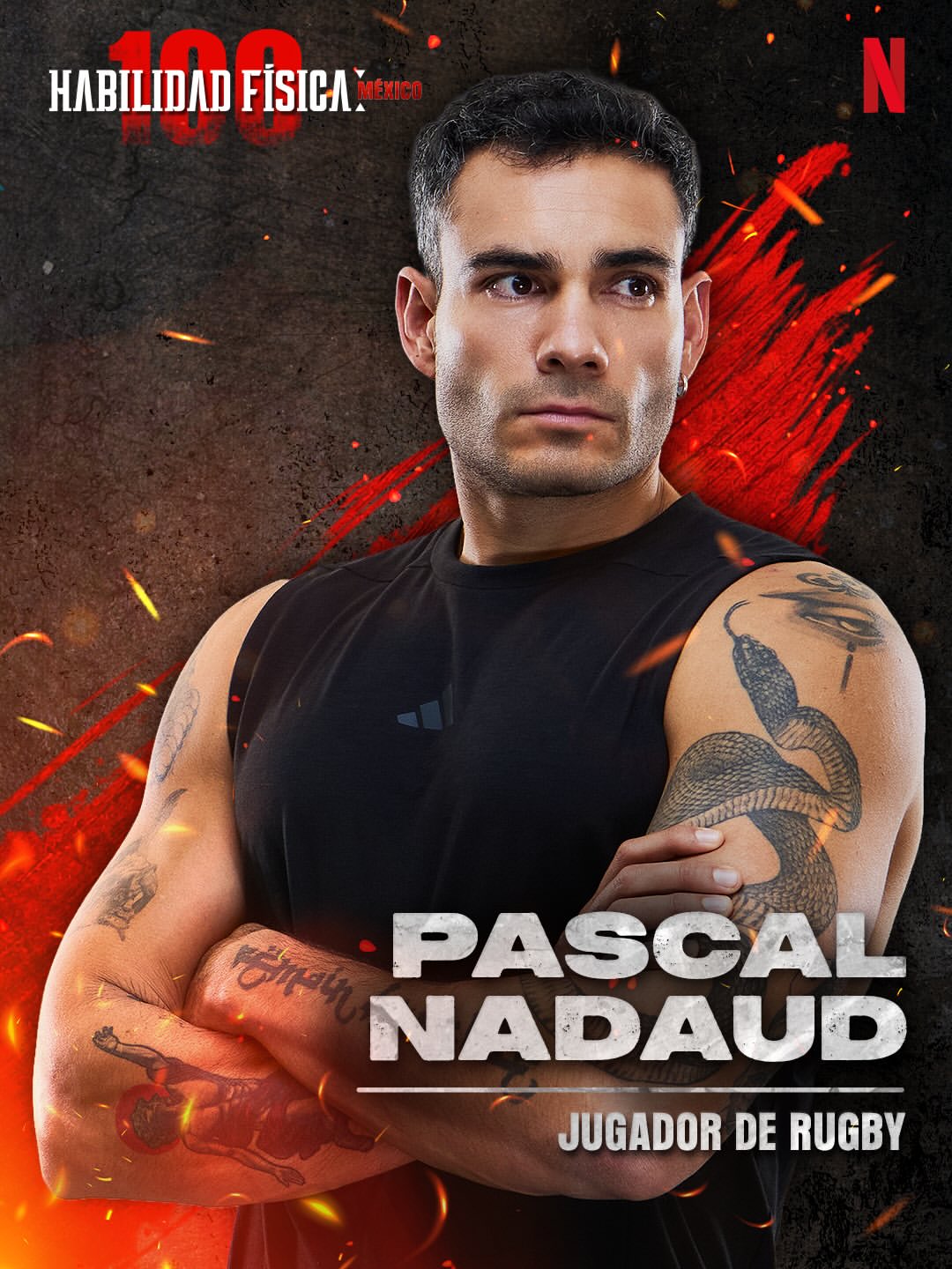 Contestant Pascal Nadaud on Netflix's 'Physical 100: Mexico'