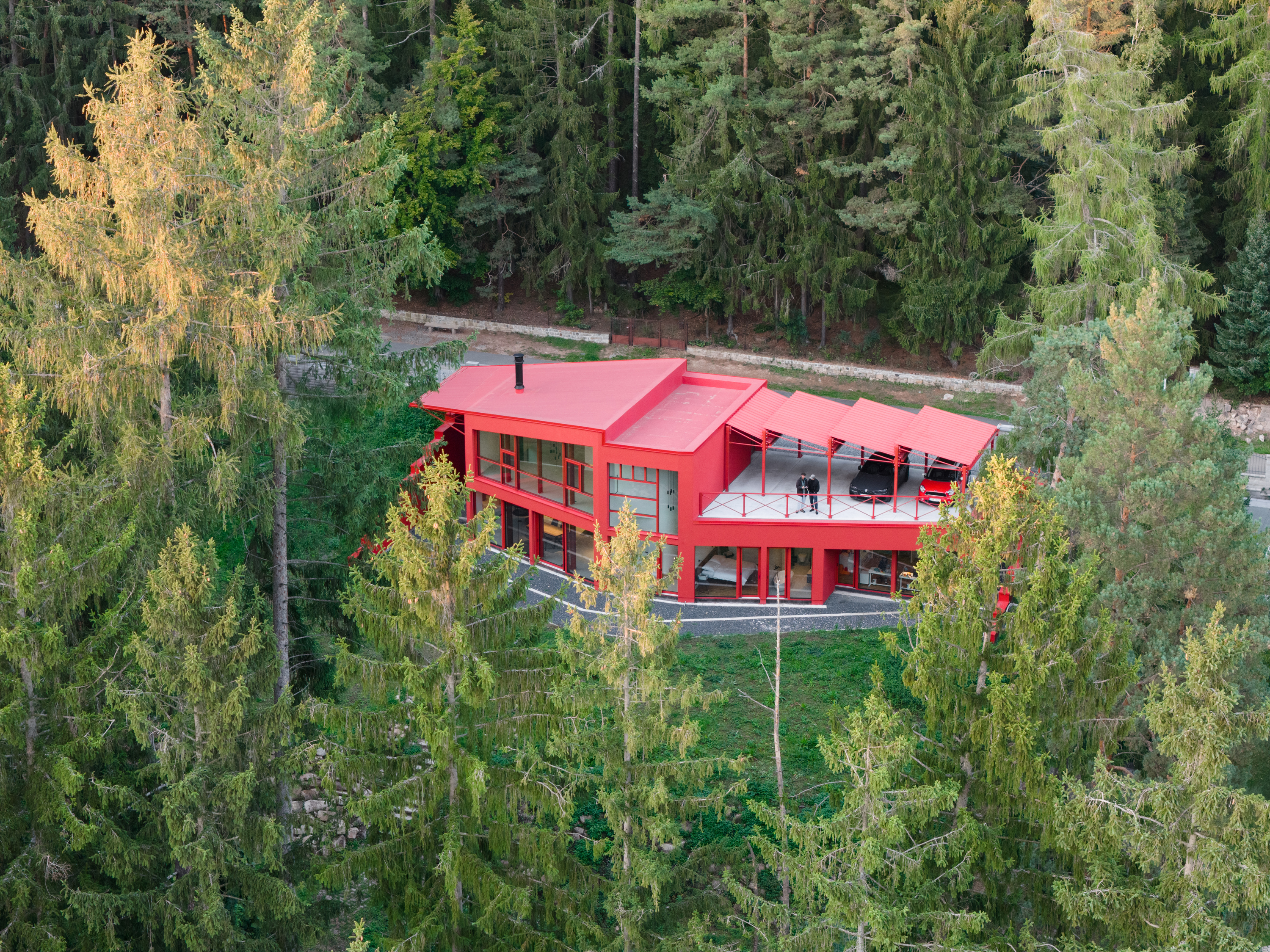 Red House in the Czech Republic