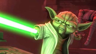 Best Star Wars: The Clone Wars episodes: image shows frame from Sacrifice (S6 E13)
