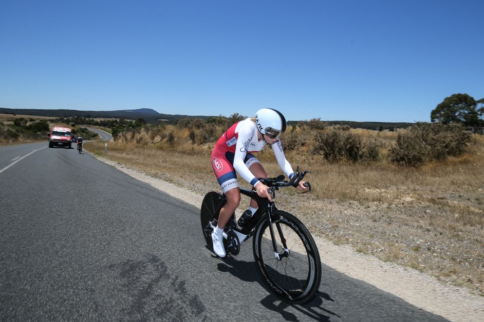 Maeve Plouffe out on the course