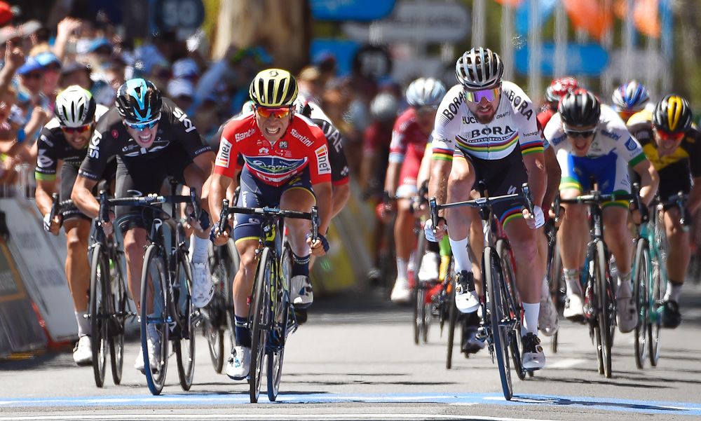 Caleb Ewan wins stage 4 at the Tour Down Under