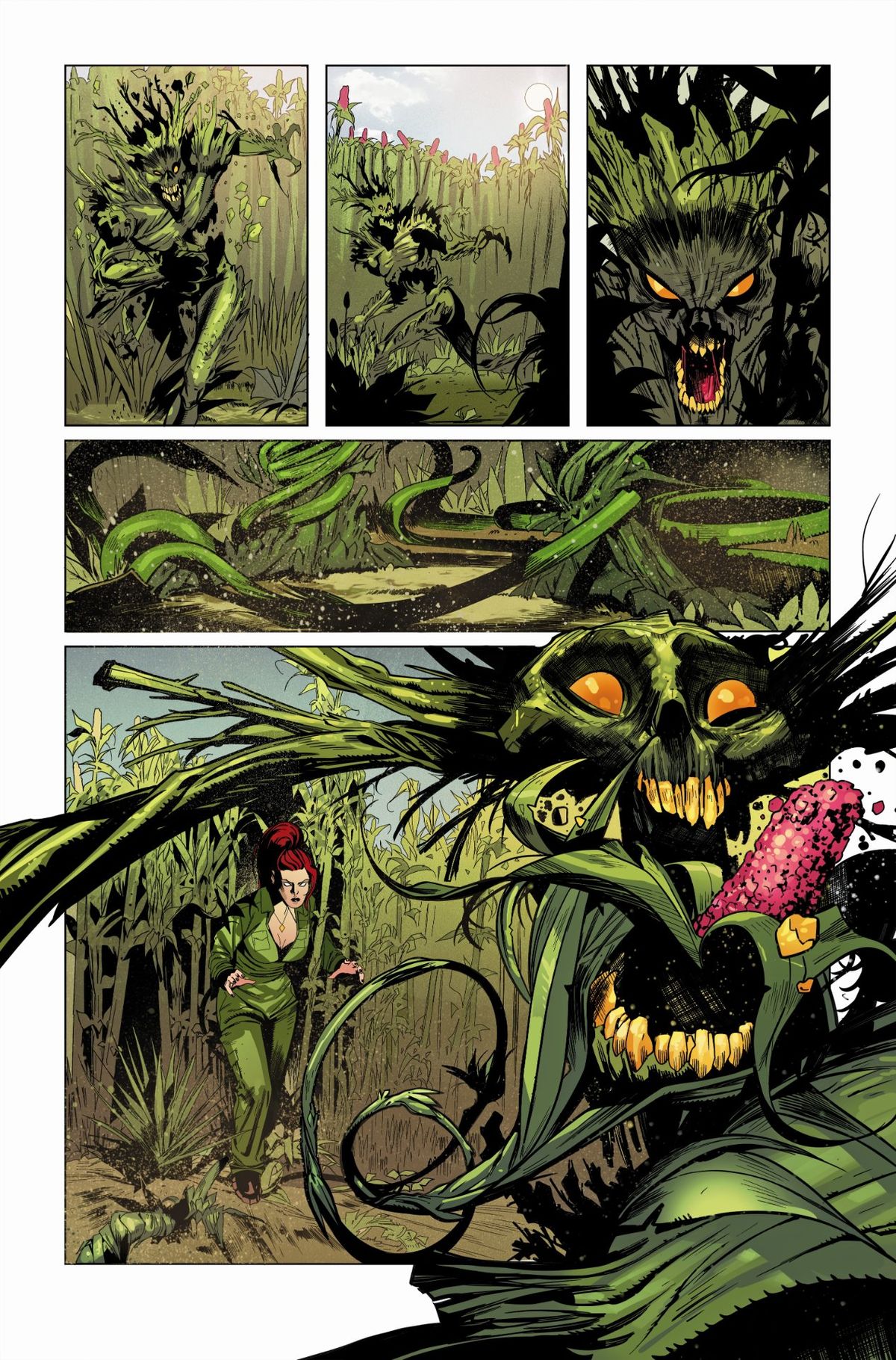 Poison Ivy #7 interior art by Atagun Ilhan
