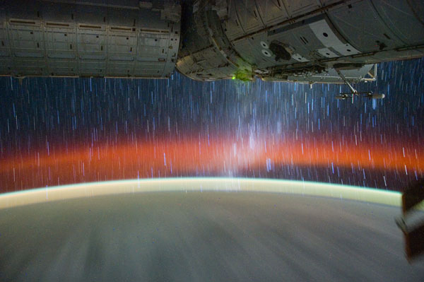 Star Trails Seen from the ISS #2