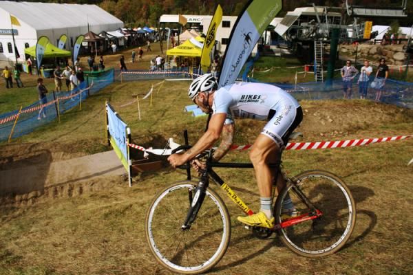 Adam Myerson (Cycle-Smart) en route to a fourth place finish.