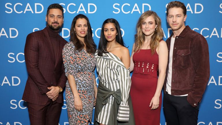 J.R. Ramirez, Athena Karkanis, Parveen Kaur, Melissa Roxburgh and Josh Dallas the "Manifest" screening during SCAD aTVfest at SCADshow on February 9, 2019 in Atlanta, Georgia.