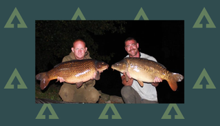 Farlows Lake specimens like these two helped Wayne and Ryan win the British Carp Angling Championships