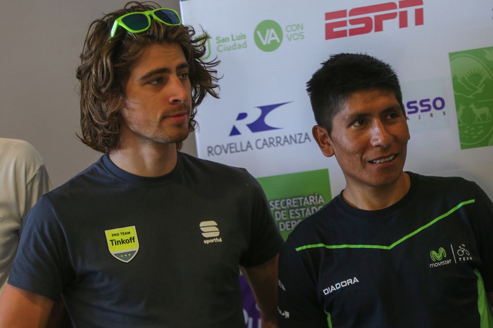Peter Sagan and Nairo Quintana