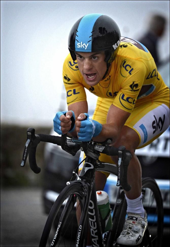 Race leader Richie Porte (Sky) won the final time trial to seal overall victory.