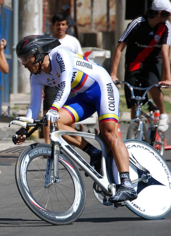 Victor Hugo Pe&ntilde;a (Colombia) had a strong ride today