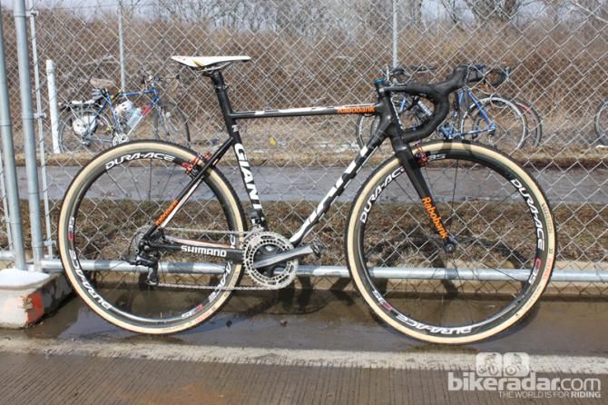Vos' bike fit matches her aggressive riding style
