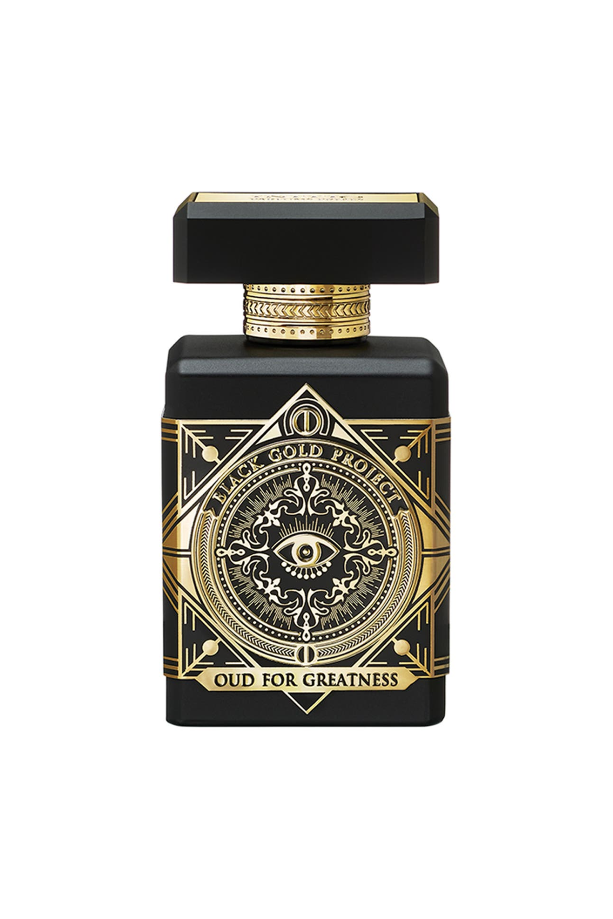 A bottle of Initio Oud for Greatness fragrance.