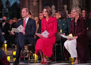 Kate Middleton and Prince William at royal carol concert