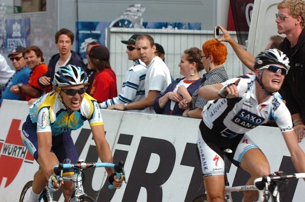 It was a tight sprint.