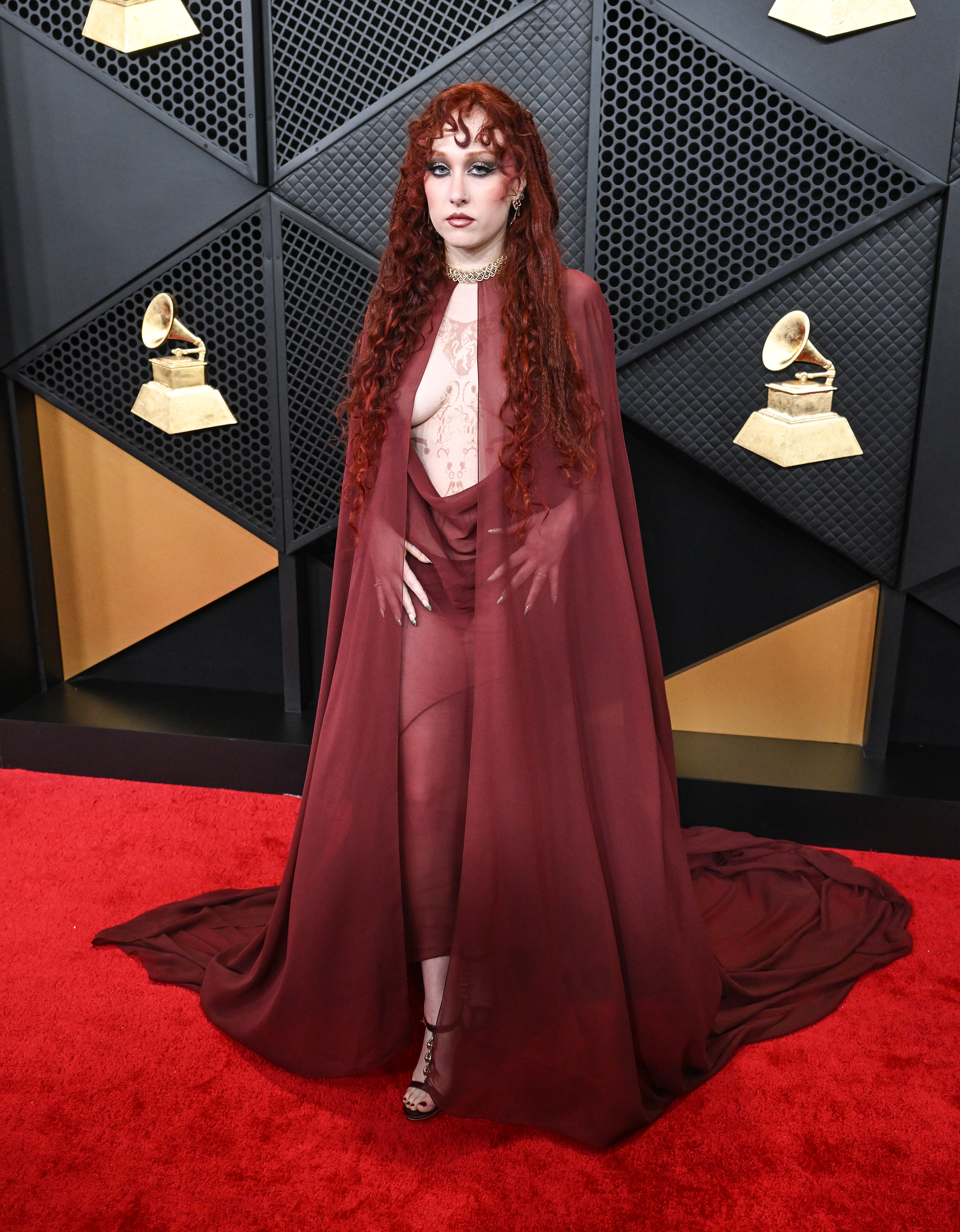 Chappell Roan attended the 2026 Grammy Awards in custom Mugler