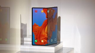 Huawei Mate X on display