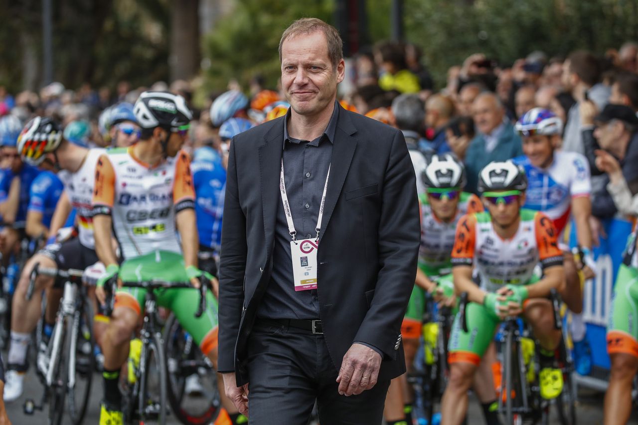 Christian Prudhomme visits the Giro d'Italia