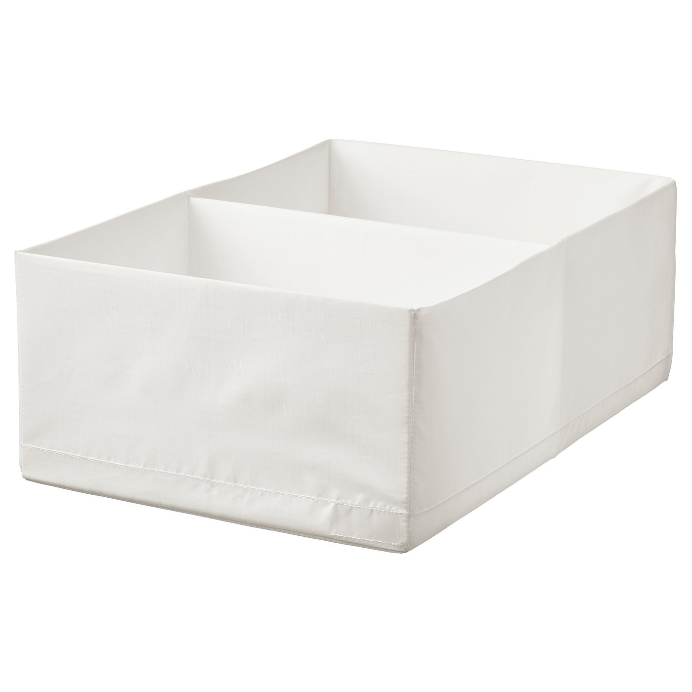 Stuk Box With Compartments - White 13 &amp;frac12;x20x7 "