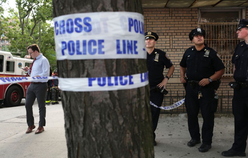 Investigation of a shooting at a Bronx hospital