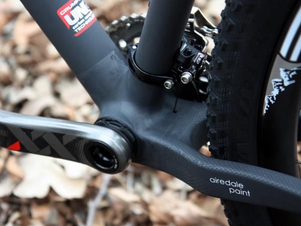 Crumpton's new 29er uses the increasingly popular PressFit 30 bottom bracket system.