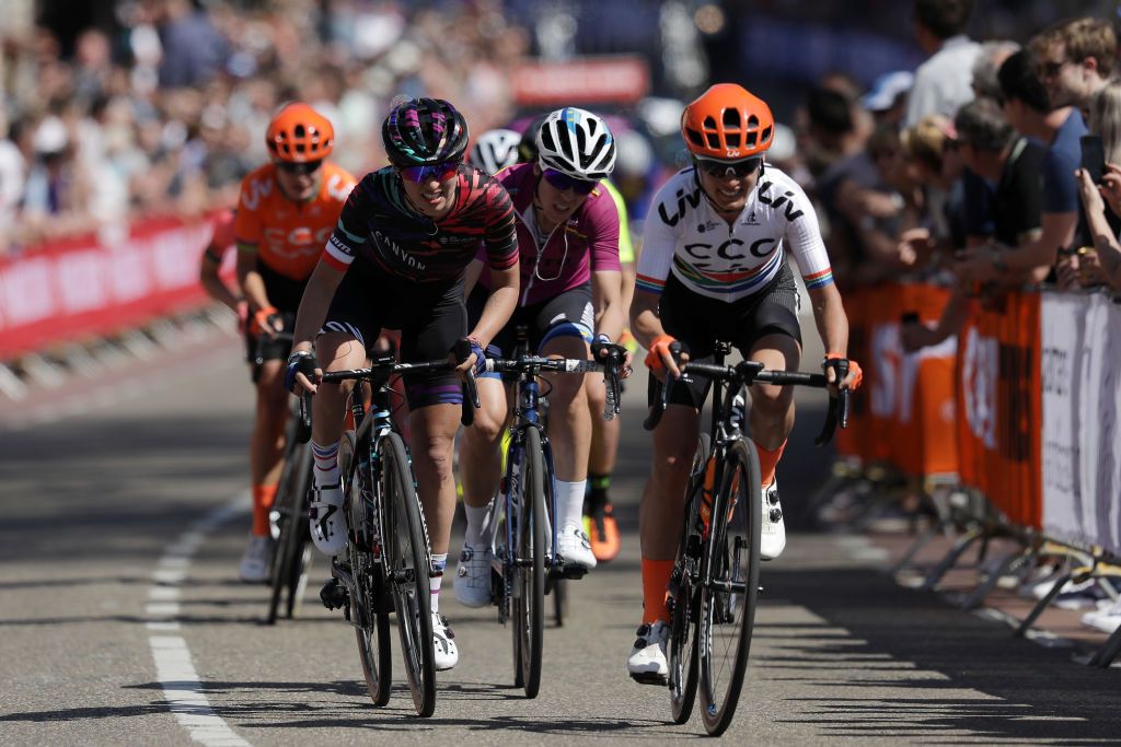 Niewiadoma, Marta Bastianelli and Ashleigh Moolman Pasio