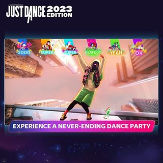 A promotional image from Just Dance 2023