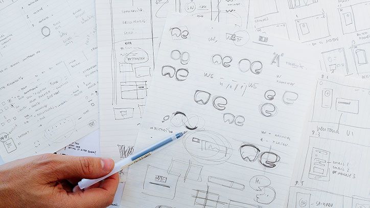 At the heart of the redesign was the 'We' wordmark