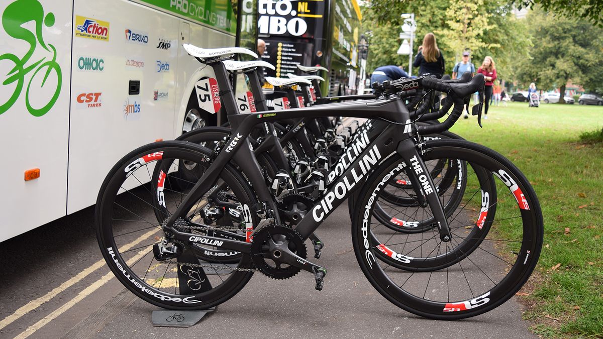 The Bardiani CSF team raced on their Cipollino RB1K The One framesets