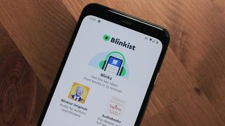 Blinkist app on an Android phone